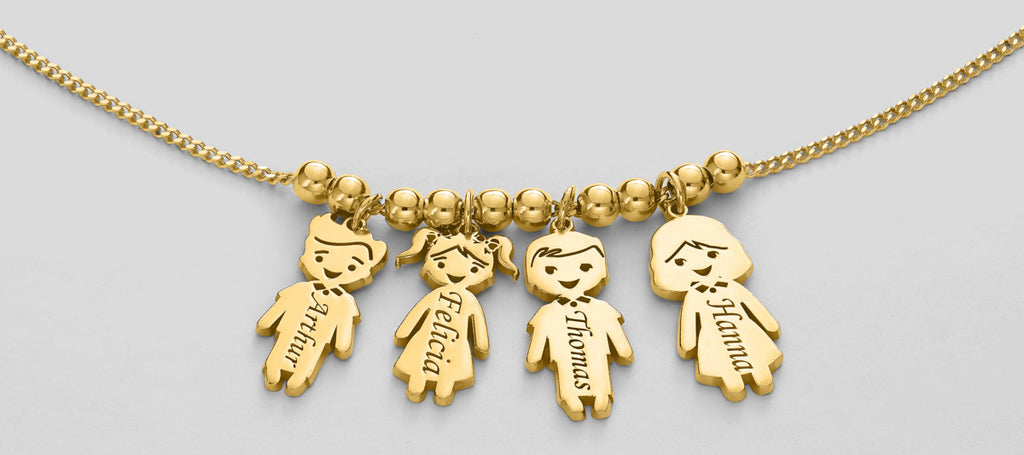 kid's pendant in gold
