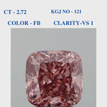 Brown Cushion Solitaire Diamond