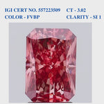 Fancy Vivid Brownish Pink Solitaire Diamond