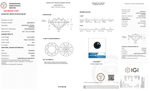 Round Blue Solitaire Diamond