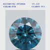 Fancy Vivid Blue Solitaire Diamond