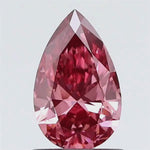 Pear Shaped Pink solitaire diamond