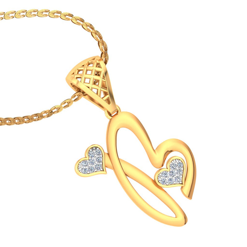 unisex diamond pendants