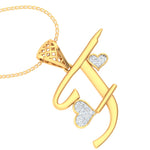 unisex diamond pendants
