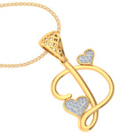 unisex diamond pendants
