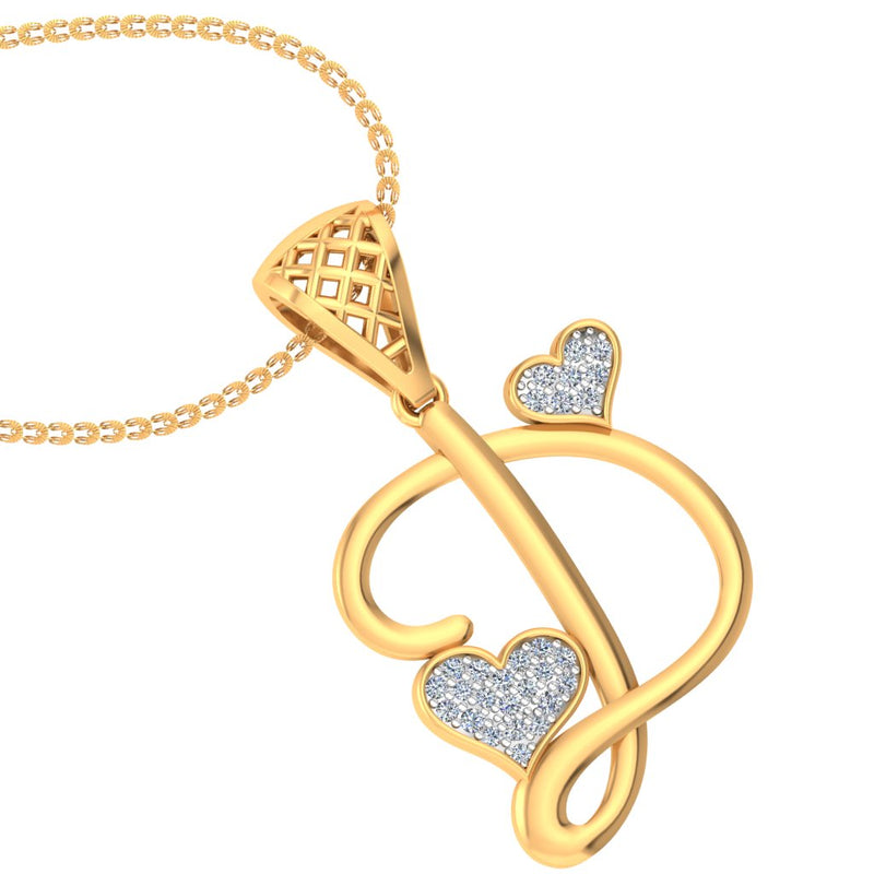 unisex diamond pendants
