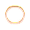 gold and diamond couple bands