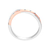 gold and diamond couple bands