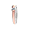 gold and diamond couple bands