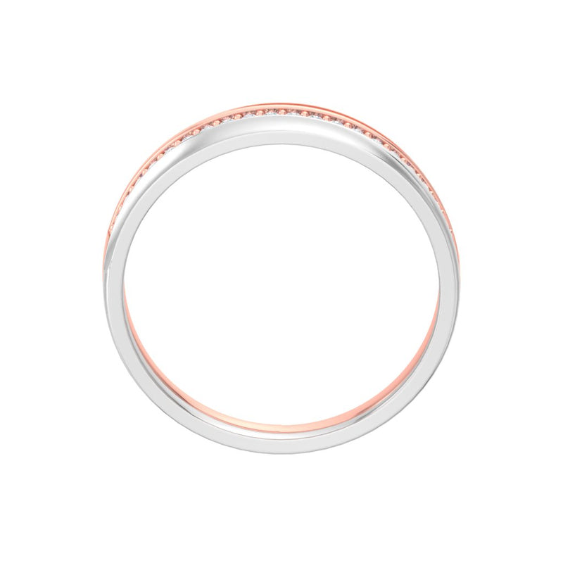 gold and diamond couple bands