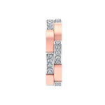gold and diamond couple bands