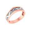 gold and diamond couple bands