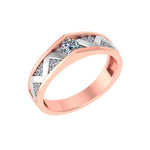 gold and diamond couple bands