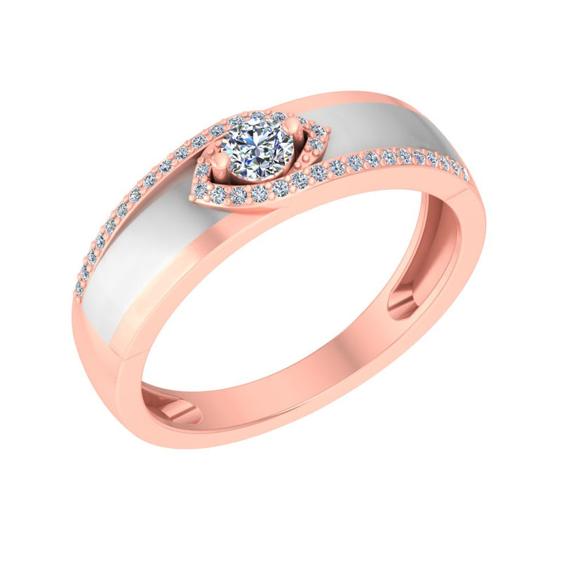 gold and diamond couple bands