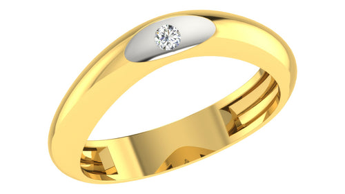 gold and diamond couple bands