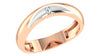 gold and diamond couple bands