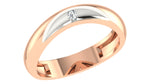 gold and diamond couple bands