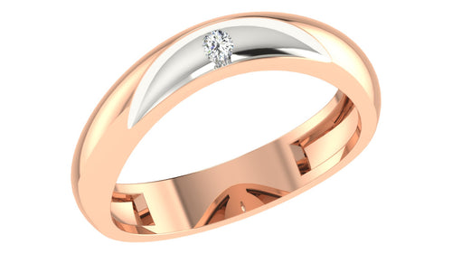 gold and diamond couple bands