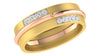 gold and diamond couple bands