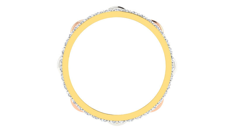gold and diamond couple bands