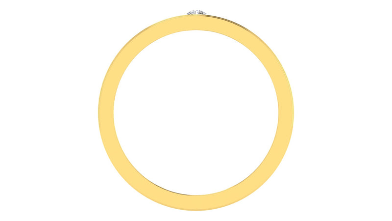 gold and diamond couple bands