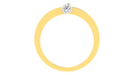 gold and diamond couple bands