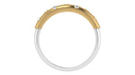 gold and diamond couple bands