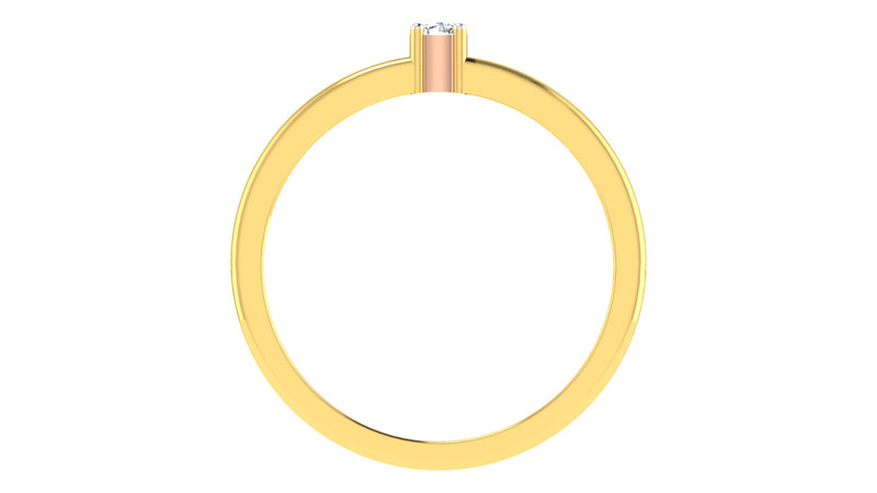 gold and diamond couple bands