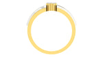 gold and diamond couple bands