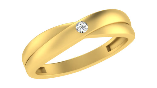 gold and diamond couple bands