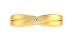 gold and diamond couple bands