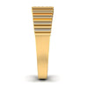 men's ring in gold and diamond