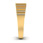 men's ring in gold and diamond