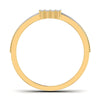 men's ring in gold and diamond