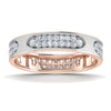 men's ring in gold and diamond