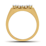 men's ring in gold and diamond