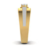 men's ring in gold and diamond
