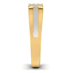 men's ring in gold and diamond