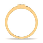 men's ring in gold and diamond