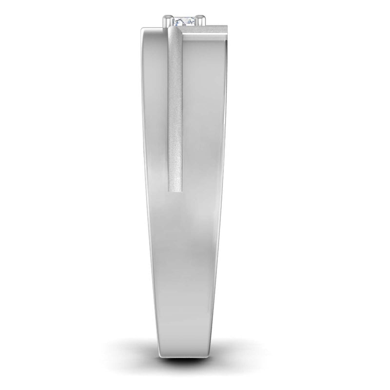men's ring in gold and diamond