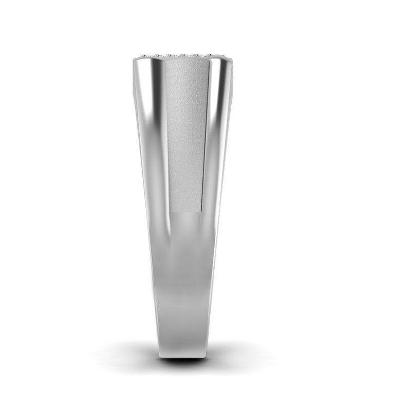 men's ring in gold and diamond
