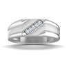 men's ring in gold and diamond