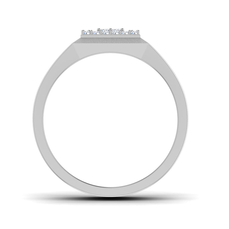men's ring in gold and diamond