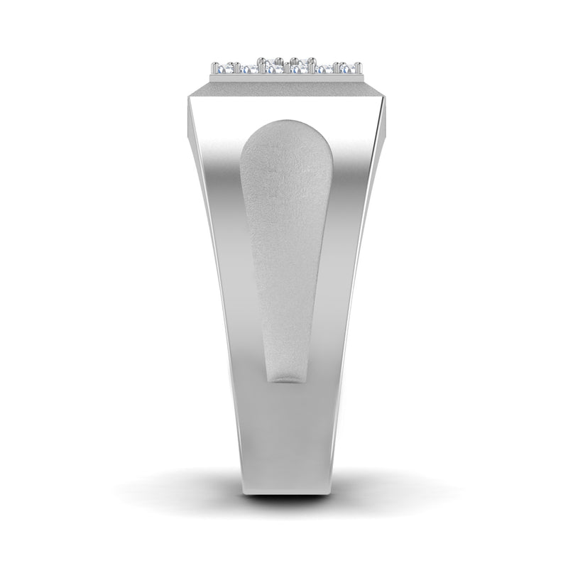 men's ring in gold and diamond