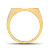 men's ring in gold and diamond