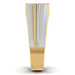 men's ring in gold and diamond