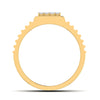 men's ring in gold and diamond