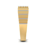 men's ring in gold and diamond
