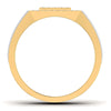 men's ring in gold and diamond