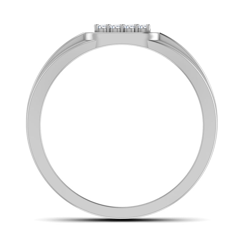men's ring in gold and diamond